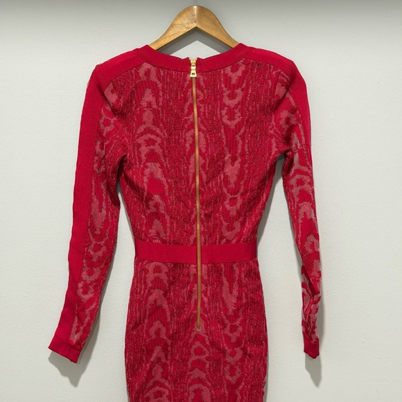 Balmain Red Mini Dress - Picture 7 of 10
